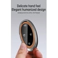 thumbnail image 6 of Key Fob Cover Compatible with Hyundai Kona 2025 2026 Ioniq 9 Grandeur GN7 Elantra Sonata Santa fe Tucson Hybrid Santa Cruz Palisade Solid Metal Car Key Shell, Brown,Black, 6 of 8