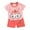 Pink, variant on Kids Clothes Sets Boys Girls Crewneck Short Sleeve Print T-Shirt and Shorts Cute Clothes Outfits