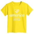 thumbnail image 5 of mgoYE Girls Boy's American 250th Anniversary Printed Casual Sweatshirt 250 Years 1776–2026 Patriotic Shirt 250th Anniversary USA Shirt Crew Neck(Yellow,7-8 Years), 5 of 5