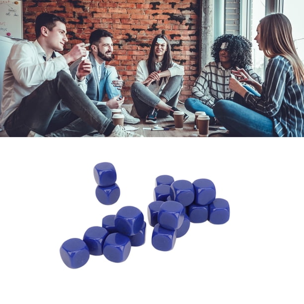 Cubos de dados de esquinas redondas 20 piezas plástico en blanco de esquina 16mm ANGGREK Otros