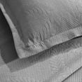 thumbnail image 4 of BNM Cotton Matelasse Floral Wreath Bedspread Set, Queen, Grey, 4 of 7