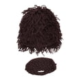 thumbnail image 2 of Abbraccia Knitted Hat Beard Hat Headgear Comfortable Winter Cold Cap Knit Bearded Hats Cap for Running Travel Skiing Cycling Hiking Coffee S, 2 of 7
