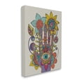 thumbnail image 3 of Stupell Industries Intricate Paisley Patterns Floral Hand Eye Shape Graphic Art Gallery Wrapped Canvas Print Wall Art, Design by Valentina Harper, 3 of 7