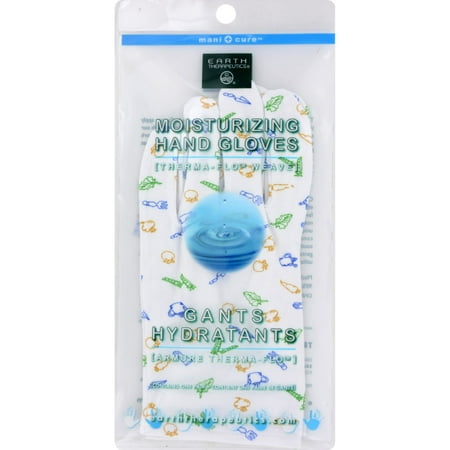 - Earth Therapeutics Moisturizing Hand Gloves Garden Print - 1 Pair