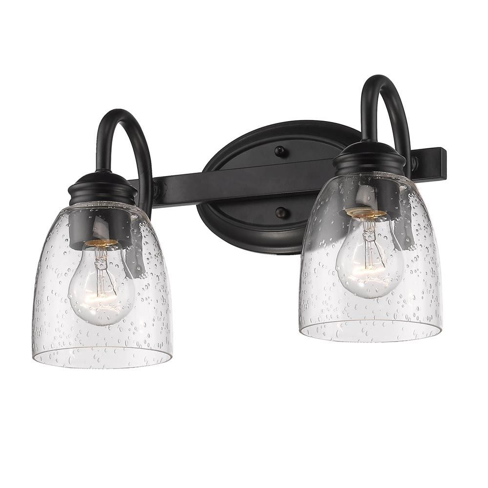 2 Light Bathroom Light Fixture in Sturdy Style 8.5 inches High By 13.88 inches Wide Bailey Street Home 170-Bel-2320066