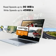 KOOTION 64GB Micro SD Cards 3 Pack Memory Card U3 SDXC High Speed TF Card 4K Full HD Video for Phone, Camera, Security Cam, Tablet