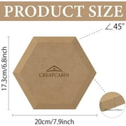 Rectangle Pottery Molds Ceramics Forming Molds Wooden Pottery Forms Clay Pottery Molding Tools MDF Ceramics Dish Plate Slump Mold Press Mold for DIY Craft Handbuilding Plates 11.8x5.9 Inch BurlyWood
