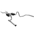 thumbnail image 2 of Flowmaster Exhaust System Kit 817409 American Thunder Header Back System; Stainless Steel; With Mufflers; 2-1/2 Inch Pipe Diameter; Dual Exhaust With Dual Exit; Rear Exit; Without Tip, 2 of 4