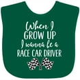 thumbnail image 3 of Inktastic Future Race Car Driver Childs Boys Baby Bib, 3 of 4
