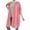 Pink, variant on Boho Tops for Women Plus Size Tank Tops With Built In Bra Cute 3/4 Sleeve Shirts Tummy Hiding Work Blouses Office Plus Size