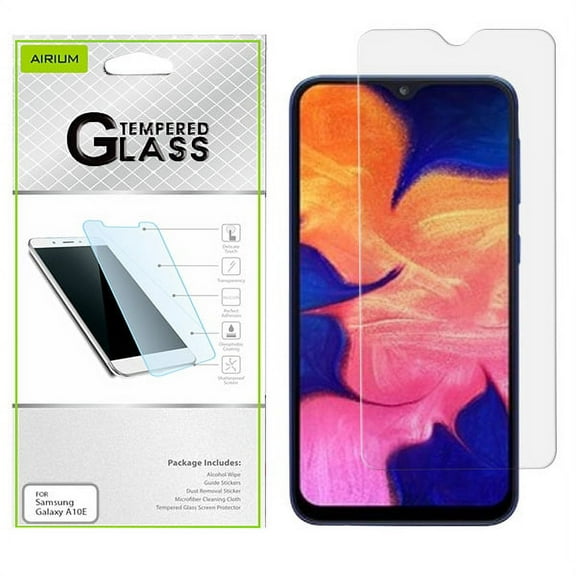 Samsung Galaxy A10E Screen Protector Tempered Glass [9H Hardness] [Ultra-Clear] [Bubble Free] [High Definition] [Case Friendly] Tempered Glass Screen Protector 0.3mm for Samsung Galaxy A10e