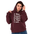 thumbnail image 3 of Myself Before It Was Sarcastic Hoodie Sweatshirt Women Men Brisco Brands 4X, 3 of 6
