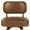 PU Back -26" Seat Height, variant on WOOW DEPOT PU Swivel Counter Height Bar Stools Set of 2, 26" Upholstered Brown Modern Kitchen Barstools w/ Faux Leather Mid-Back & Wood Legs, Mid Century Bar Chair Island Stool