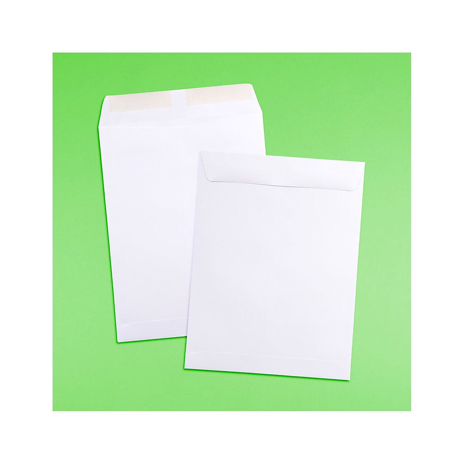 JAM Paper 9 1/2 x 12 1/2 Open End Catalog Commercial Envelopes, White, 25/Pack