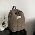 thumbnail image 7 of Puffer Quilted Backpack for Women College Backpack Puffy Work Backpacks Fit Laptop Light Casual Daypack, 7 of 7