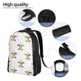 thumbnail image 5 of Haiem Mardi Gras Carnival1 Backpack - Stylish and Durable 15-inch Laptop Backpack with Waterproof Oxford Fabric, 5 of 8