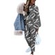 thumbnail image 4 of Conjuntos de chándal de 2 piezas para mujer suéter pantalones conjuntos deportivos informales estampados, 4 of 5