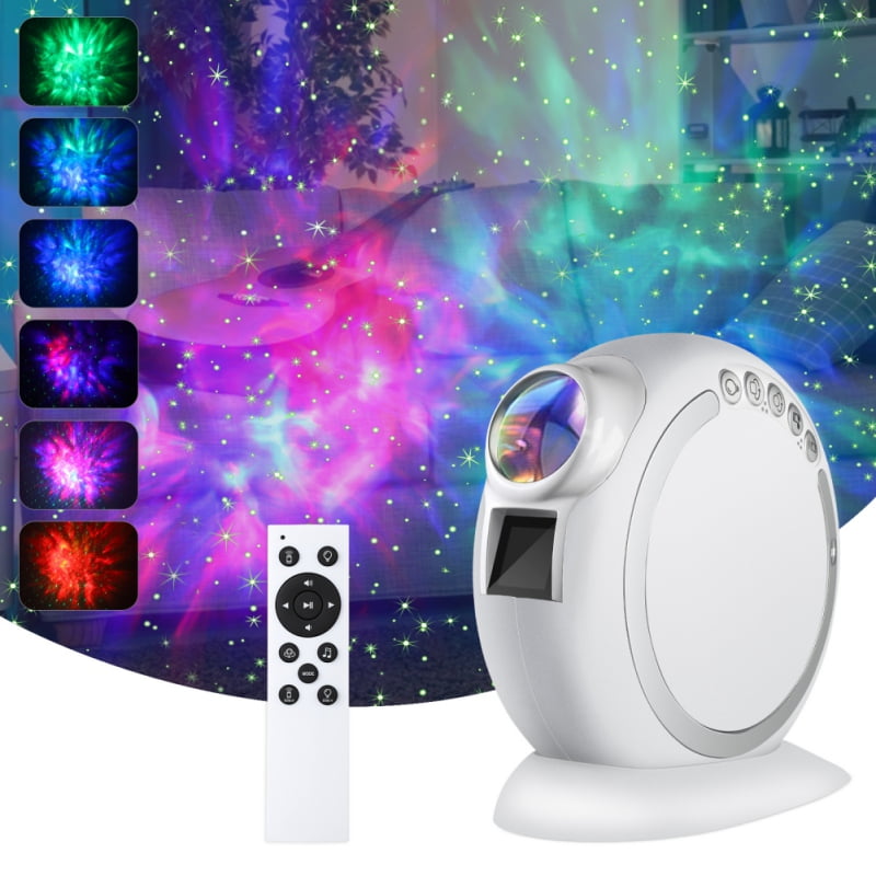 Night Light for Kids,3in1 Star Projector w/LED Nebula Cloud for Bedroom White 