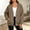 Brown, variant on Tdoqot Womens Button Down Sweatshirt- Fashion Loose Fit V-Neck Long Sleeve Casual Fall Jacket Brown Size XL