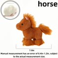 thumbnail image 3 of Horse Plush Stuffed Animal Cute Pony Plush-Playtime and More-Fun Colorful Friends- Friendly Design-7.9in, 3 of 6