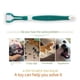 thumbnail image 5 of Cepillo de dientes para mascotas de tres lados Cepillo para perros Herramienta para el sarro contra el mal aliento (Verde oscuro) Ndcxsfigh Nuevos Originales, 5 of 8