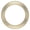 Champagne Silver, variant on Stein Design Round Frames - Hand-Finished Open-Back Round Frames for Canvas, does not include glass or backing - [White - 20" Diameter]