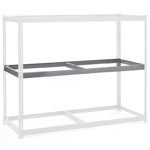 Global Industrial SBD2460N Extra Heavy Duty Boltless Shelving Additional Shelf - No Deck, Gray - 60 x 24 in.