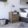 thumbnail image 3 of TUHOME Eter Nightstand Engineered Wood Nightstands in  Multi-color, 3 of 11