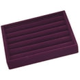 thumbnail image 6 of 3Pcs Velvet Stackable Jewelry Tray Closet Dresser Drawer Organizer for Accessories, Gadgets & Cosmetics, Storage Display Showcase Holder Box, 6 of 8