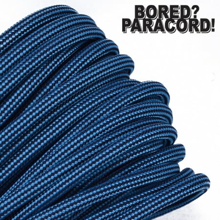 

Bored Paracord Brand 550 lb Type III Paracord - Neon Turquoise With Black Stripes 100 Feet