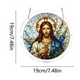 thumbnail image 3 of Acrylic Puzzle Suncatcher 83 Pieces, Jesus Christ Sun Catchers Puzzle, DIY SunCatchers Puzzles Window Hanging, Home and Garden Decor, 3 of 8