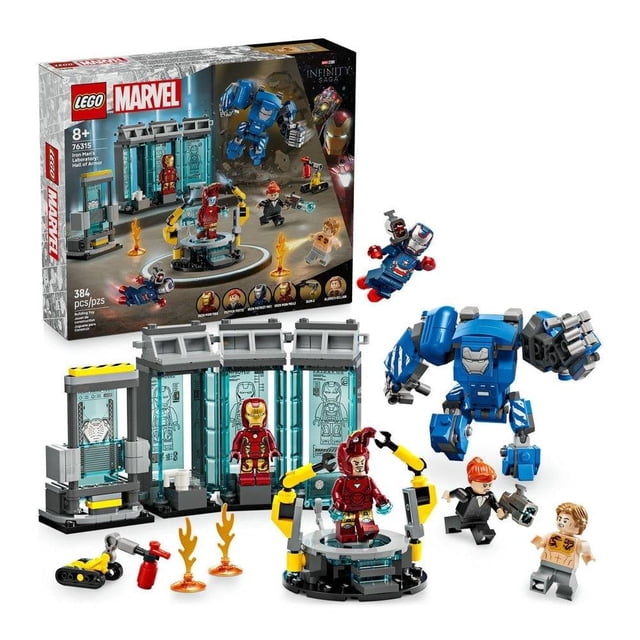 Set LEGO Super Heroes Laboratorio de Iron Man: Salón de Armaduras 76315