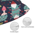 thumbnail image 3 of KLL Gnome With Mushroom Pillow Covers Envelope Closure,Super Soft and Cozy Fuzzy Fleece Pillow Case Cover (No pillow core） 16"x24", 3 of 5