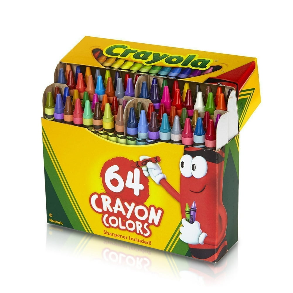 Crayola Crayons Box,64 Count ( Case of 48 )