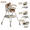 A-Beige, variant on YOUYOVE 6-in-1 Convertible High Chair for Babies and Toddlers, Baby Feeding Chair for abies and Toddlers,Gray