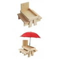 thumbnail image 1 of Squirrel Feeder,Wooden Squirrel Feeder Garden Decor table,Squirrel Feeding House with Cover ,Squirrel Feeder for Outside Squirrel Feeder Table,Hanging Squirrel Feeder Squirrel Feeder Cola Alimentador de ardillas, 1 of 8