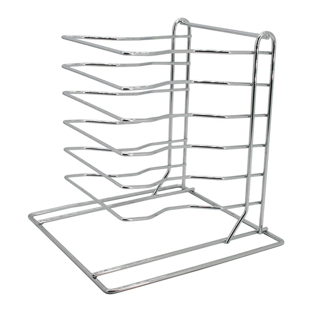 Soporte para pizza, expositor para pizzerías, resistente, portátil, para uso doméstico, hoteles y camping. Refrigeración. 6 niveles