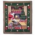 thumbnail image 2 of Patch Magic  Santa By The Fireside- Throw 50 x 60 in., 2 of 2
