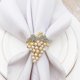 thumbnail image 4 of 10 Pcs Fruit Grape Napkin Buckle,Pearl Napkin Ring,Mouth Cloth Ring for Model Room Decoration,Hotel, 4 of 5
