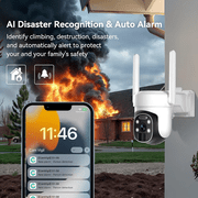 Smart 4G LTE Solar Outdoor PTZ Security Camera