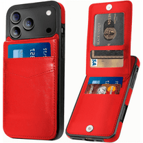 Entronix Case Compatible with iPhone 17 Pro Max - [6 Slot Card Holder] Slim Leather Wallet