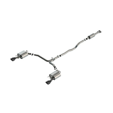 Borla 20-24 Toyota Camry TRD 3.5L V6 FWD S-Type Cat-back - Black Chrome