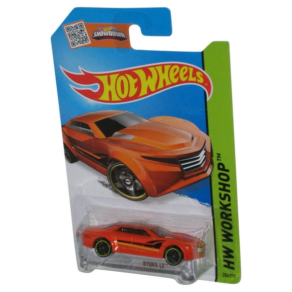 Hot Wheels Showdown HW Workshop (2013) Orange Ryura LX Toy Car 204/250