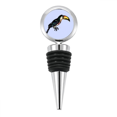 thumbnail image 1 of Painting Toco Tropical Bird Bottle Stopper Stainless Steel Rubber Reusable, 1 of 4