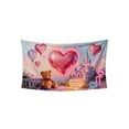 thumbnail image 2 of Valentine Tapestry Under $5! Yannianjz Valentine's Day Wall Decor Tapestry, Oversized Polyester Wall Hanging for Living Room Bedroom, Festival Home Tapestry for Party, Room Decoration for Valentine's, 2 of 6