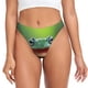 thumbnail image 1 of Balery Tree Frog Tangas de Algodón para Mujer con Estampado – Ropa Interior Sexy, Transpirable, G-string-X-Small, 1 of 6