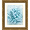 thumbnail image 1 of Murdock, Ramona 20x24 Gold Ornate Wood Framed with Double Matting Museum Art Print Titled - Aqua Succulent III, 1 of 4