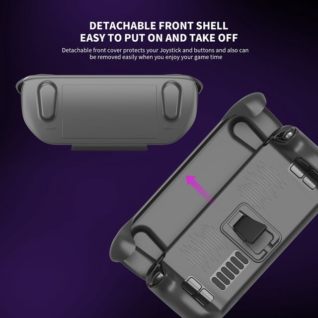 Protective Case Protection Shell Shockproof Console Holder Console Gaming Stand Gaming Replaced Part Accessories TPU Cover Anti-drop Covers Black