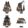 thumbnail image 4 of FORMRS Mini Backpack Purse for Women Travel Daypack Casual Shoulder Bag, Colorful Skeleton with Cloud, 4 of 7