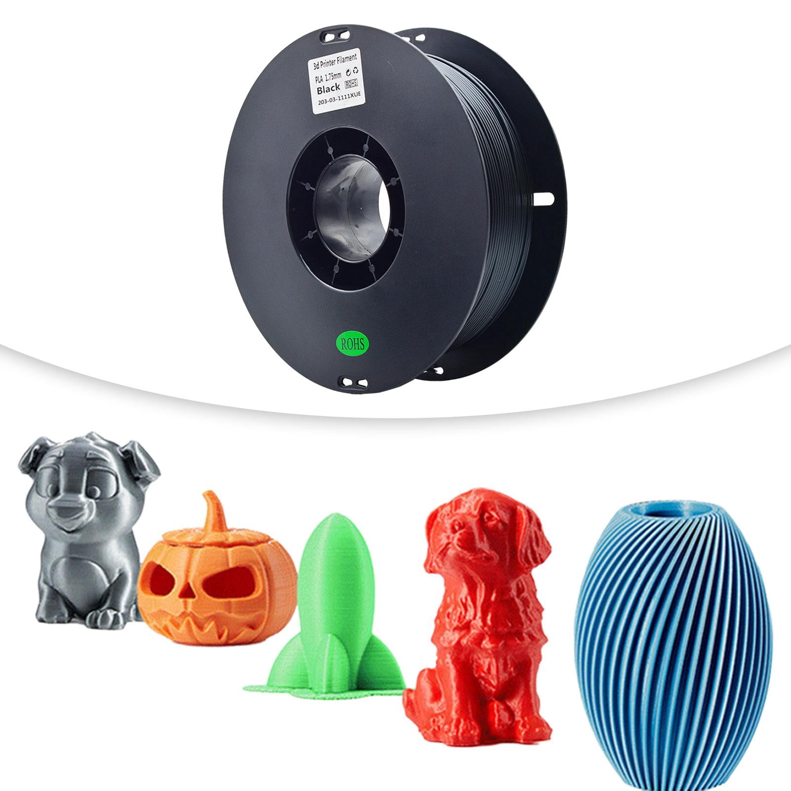 Wzmzjy 1.75mm Pla Filament Accessories Environmentally Friendly 3D Printer Filament Black